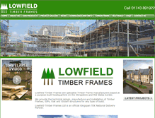 Tablet Screenshot of lowfieldtimberframes.co.uk